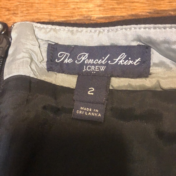 EUC J. Crew The Pencil Skirt wool blend - Picture 4 of 5